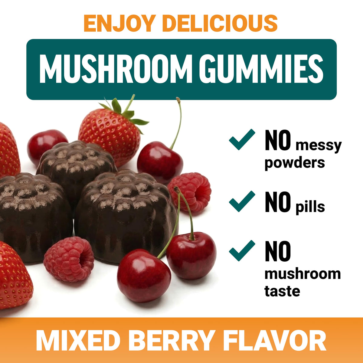 Gummies champignons modernes dans un bol