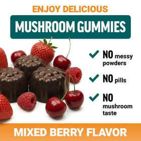 Gummies champignons modernes dans un bol