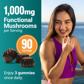 Gummies champignons modernes Force Factor avec fruits