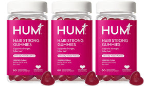 Gummies Cheveux Forts HUM Biotine Zinc 60 comprimés vue de face