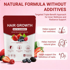Gummies Cheveux Norce Sactor, texture et forme