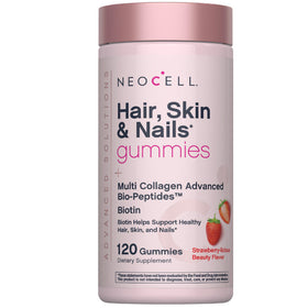 Gummies Cheveux Peau Ongles NeoCell 120 gummies vue de face