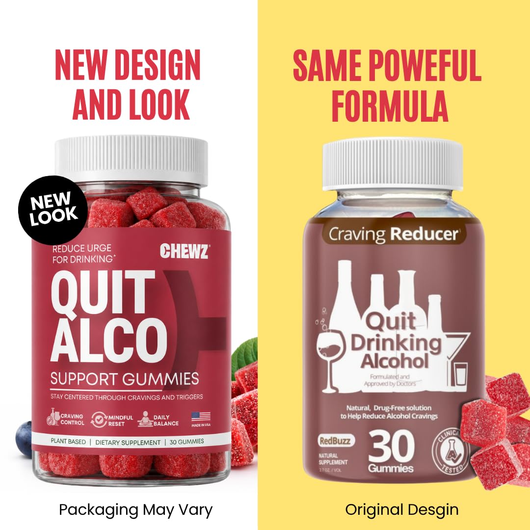 Gummies CHEWZ Health Chews avec ingrédients naturels en arrière-plan