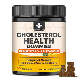 Gummies cholestérol YANLUOBO 1200mg, vue avant de l'emballage