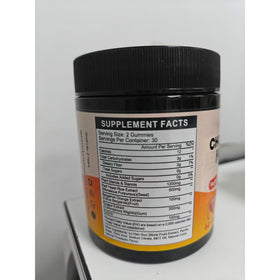 Gummies cholestérol YANLUOBO, vue arrière de l'emballage