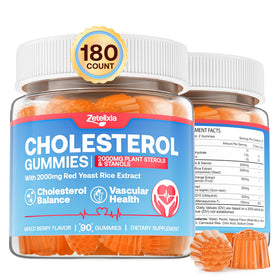 Gummies Cholestérol Zetelixia 180Ct boîte vue de face