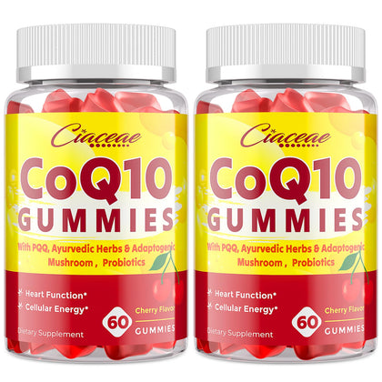 Gummies Ciaceae CoQ10 400 mg avec PQQ, vue de face