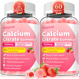 Gummies citrate de calcium Sijigood en emballage avant