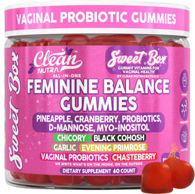 Gummies Clean Nutraceuticals Équilibre Féminin 60 unités saveur ananas