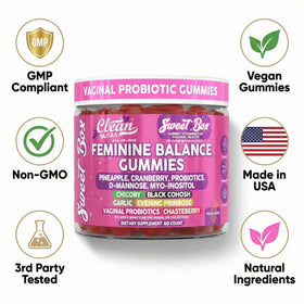 Gummies Clean Nutraceuticals Équilibre Féminin en portion