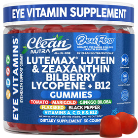 Gummies Clean Nutraceuticals Luthéine et Zéaxanthine 60 pièces vue de face