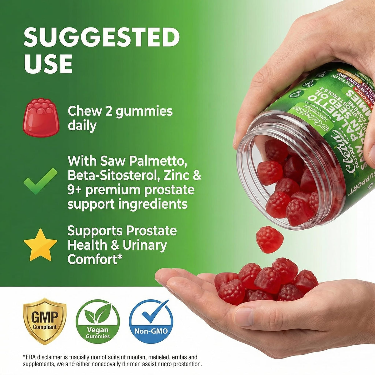 Gummies Clean Nutraceuticals sur une table en bois