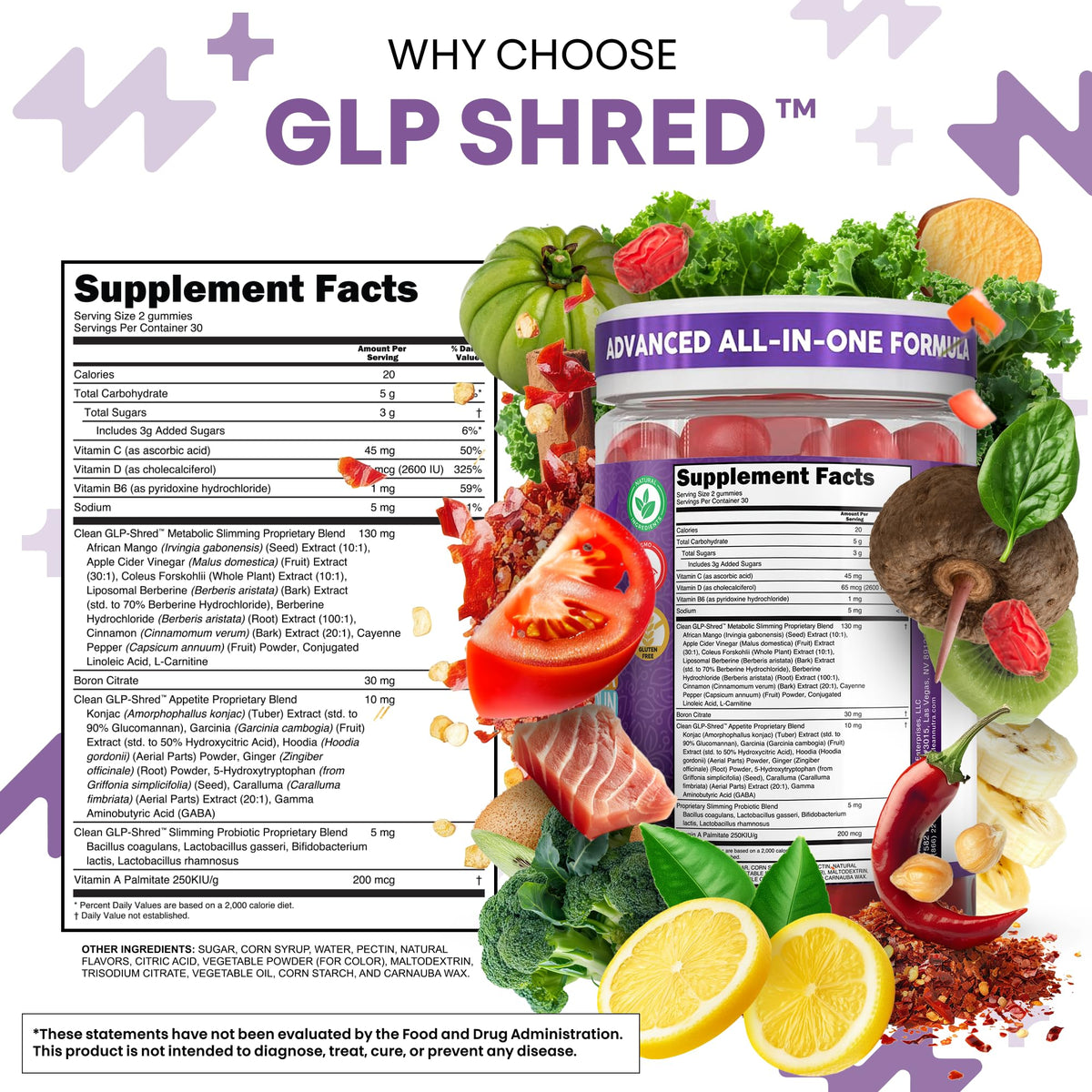 Gummies Clean Nutraceuticals sur une table, présentation lifestyle