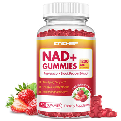 Gummies CNCHEF NAD+ 1200mg modèle fraise devant