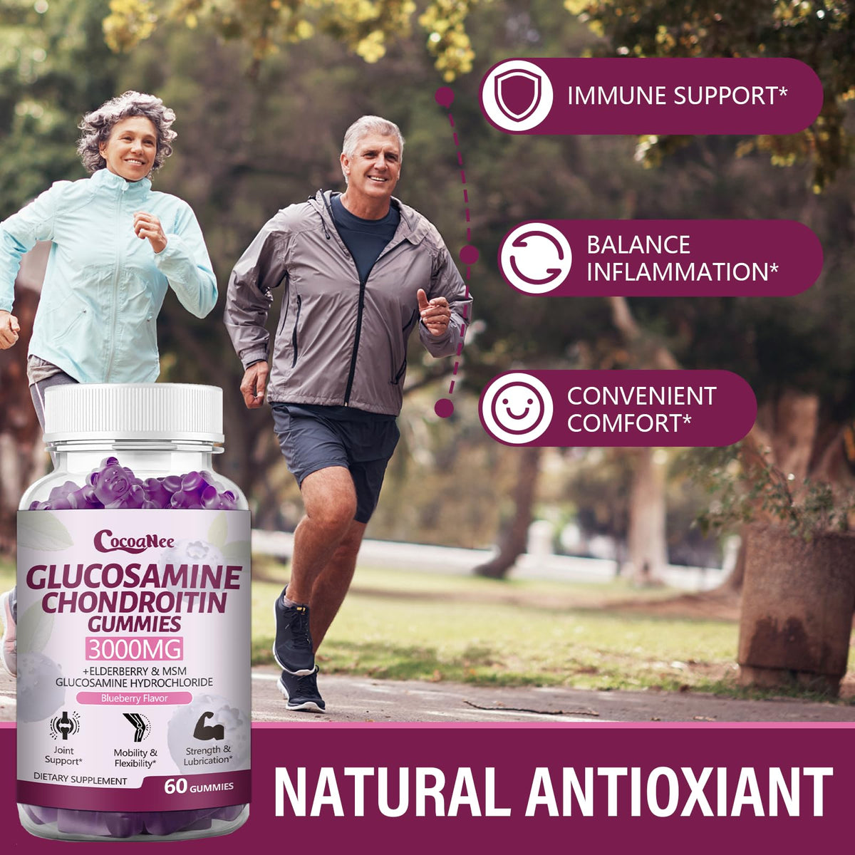 Gummies CocoaNee Glucosamine Chondroitin ouvertes