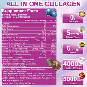 Gummies Collagène Multi de Nature's live, présentation des gommes