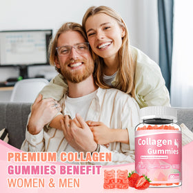 Gummies collagène WyuuKi montrant les vitamines et minéraux