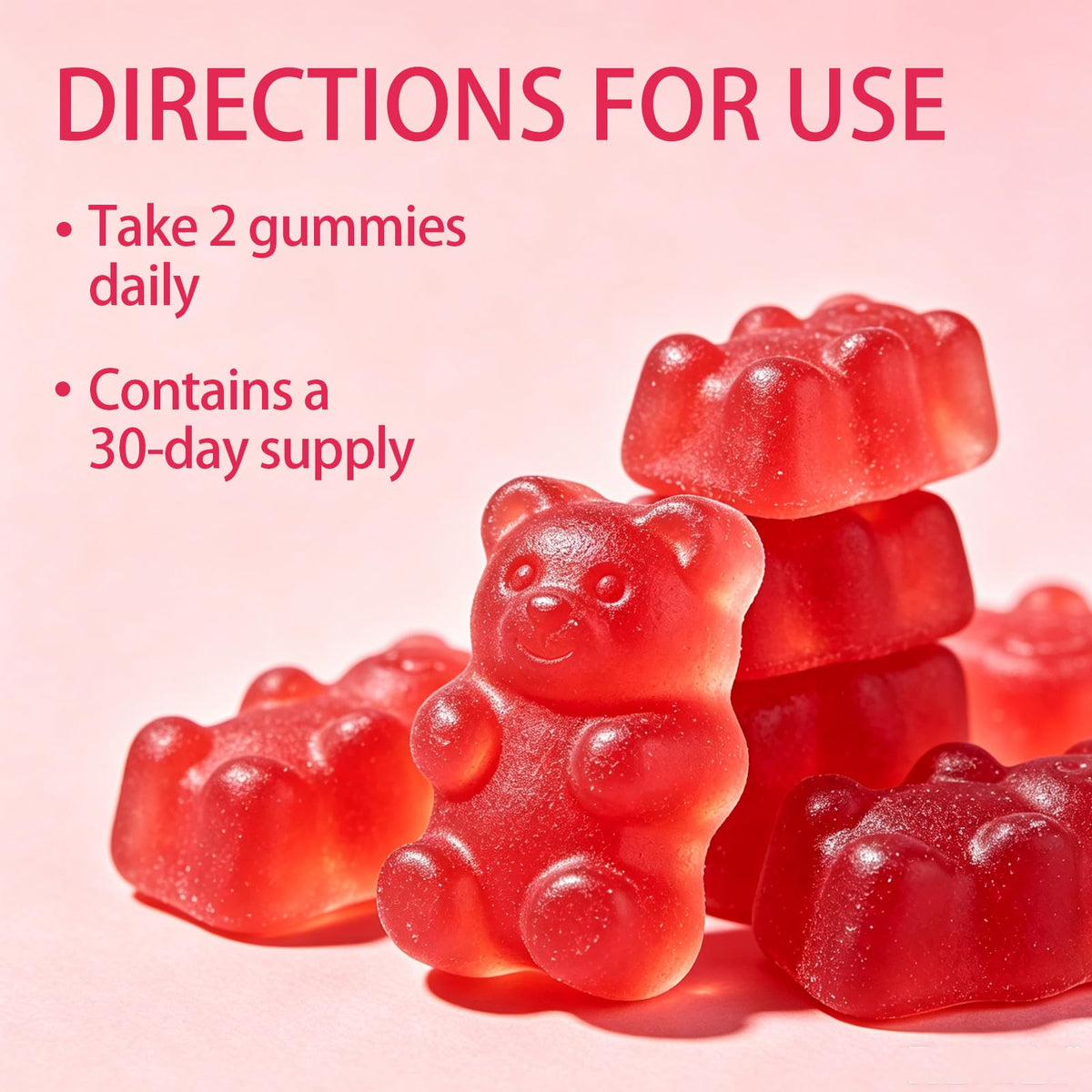 Gummies Complex Magnésium Haohan ouvertes avec gummies visibles