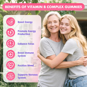 Gummies Complexe Vitamines B GrnLife avec texture douce