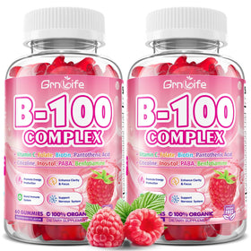 Gummies Complexe Vitamines B GrnLife framboise vue de face