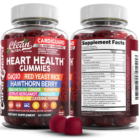 Gummies CoQ10 Clean Nutraceuticals vue avant avec emballage orange