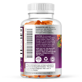 Gummies CoQ10 Nature's Choice présentées avec d'autres compléments