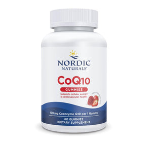 Gummies CoQ10 Nordic Naturals 100mg fraise vue de face