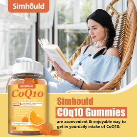 Gummies CoQ10 Simhould en gros plan