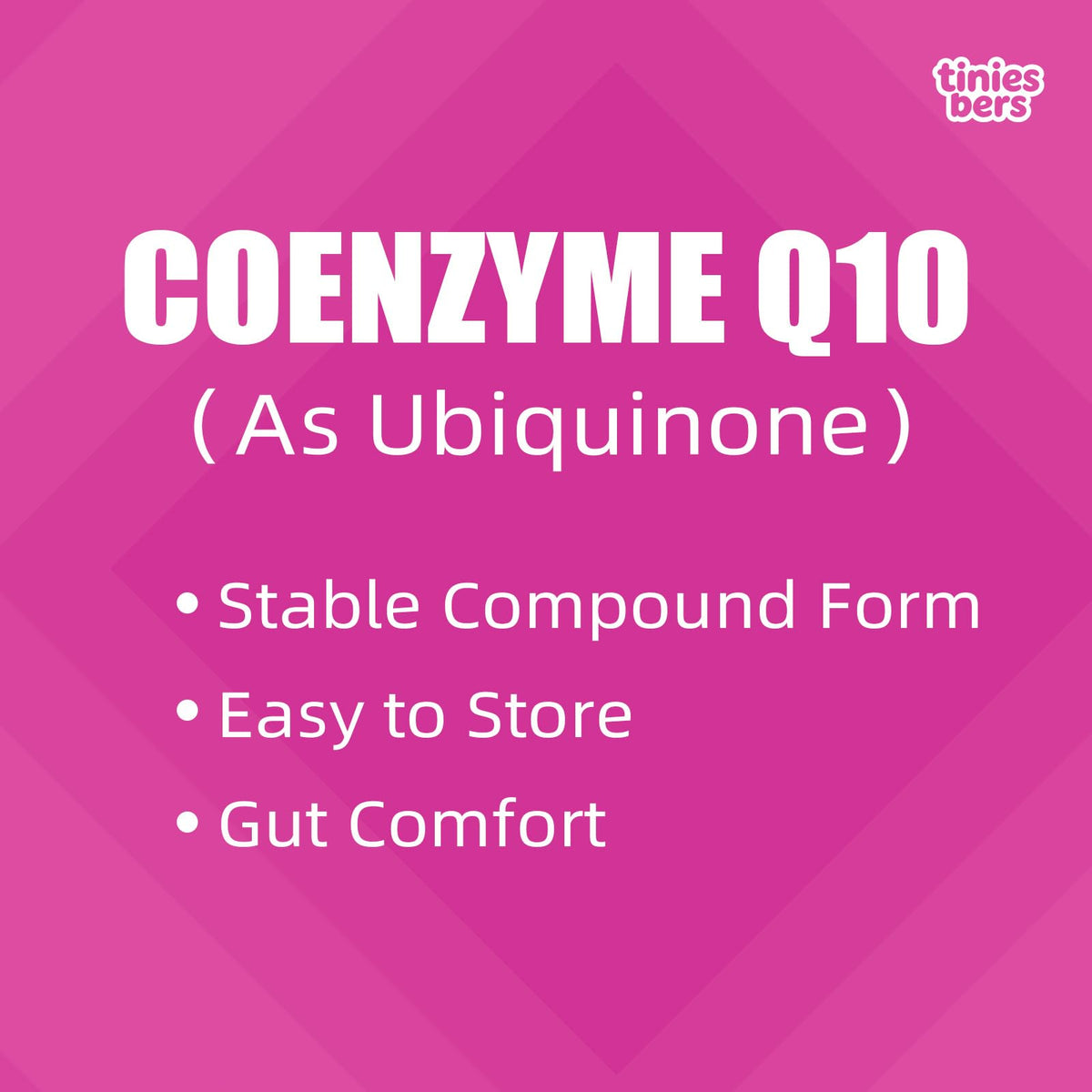 Gummies CoQ10 Tinies bers à côté d'une cuillère