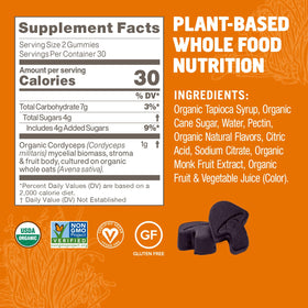 Gummies Cordyceps OM MUSHROOM SUPERFOOD en main