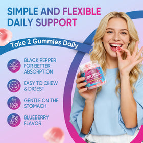 Gummies Cortisol EnvyCure avec ingrédients comme Ashwagandha
