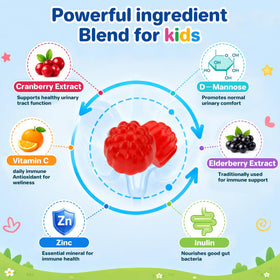 Gummies Cranberry ABYSSUS montrant la texture moelleuse et le goût naturel