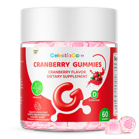 Gummies Cranberry CelestiaCare 60 unités, vue de face