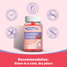 Gummies Cranberry SmildeHeal avec fruits frais
