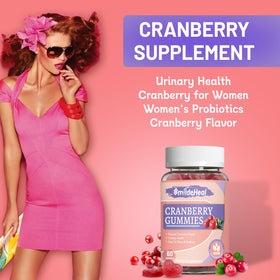 Gummies Cranberry SmildeHeal avec une cuillère