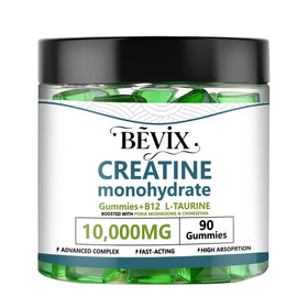 Gummies créatine BEVIX 331g vue de face avec emballage