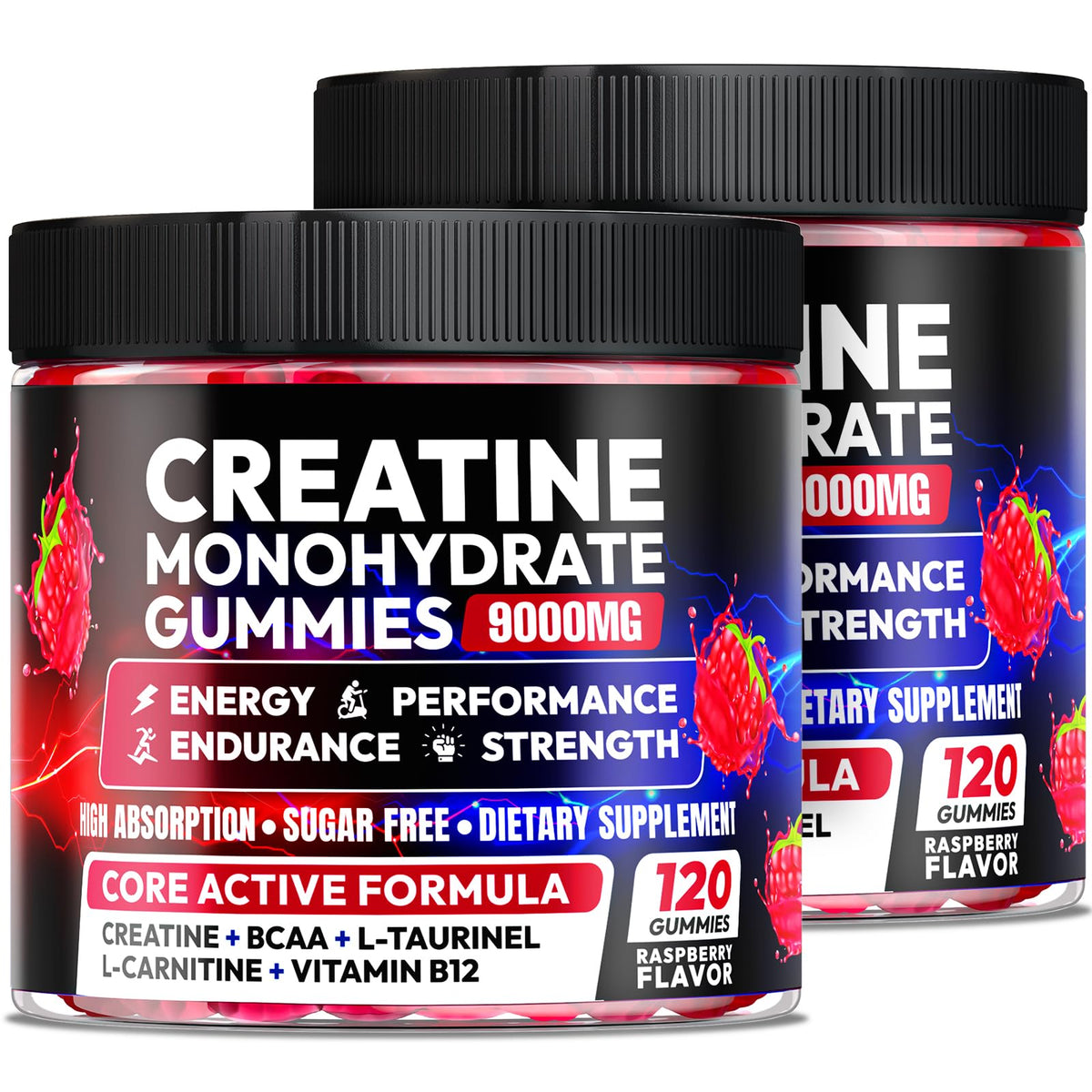 Gummies créatine monohydrate Cytona 9000 MG, vue de face