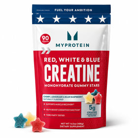 Gummies Créatine Myprotein, emballage avant avec 90 gummies