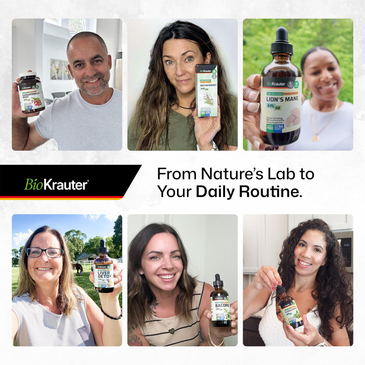 Gummies d'acide hyaluronique BIO KRAUTER sur un fond neutre