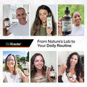 Gummies d'acide hyaluronique BIO KRAUTER sur un fond neutre