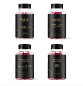 Gummies D3 de Black Girl Vitamins en boîte de 60 pièces