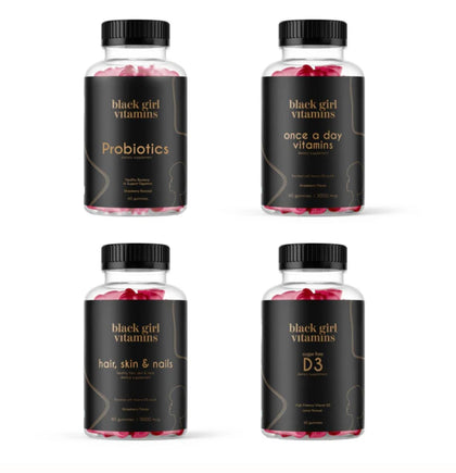 Gummies D3 de Black Girl Vitamins en boîte de 60 pièces