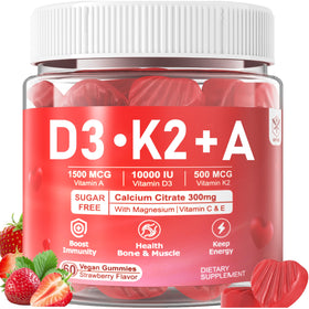 Gummies D3 + K2 + A EnvyCure en pot, 440g