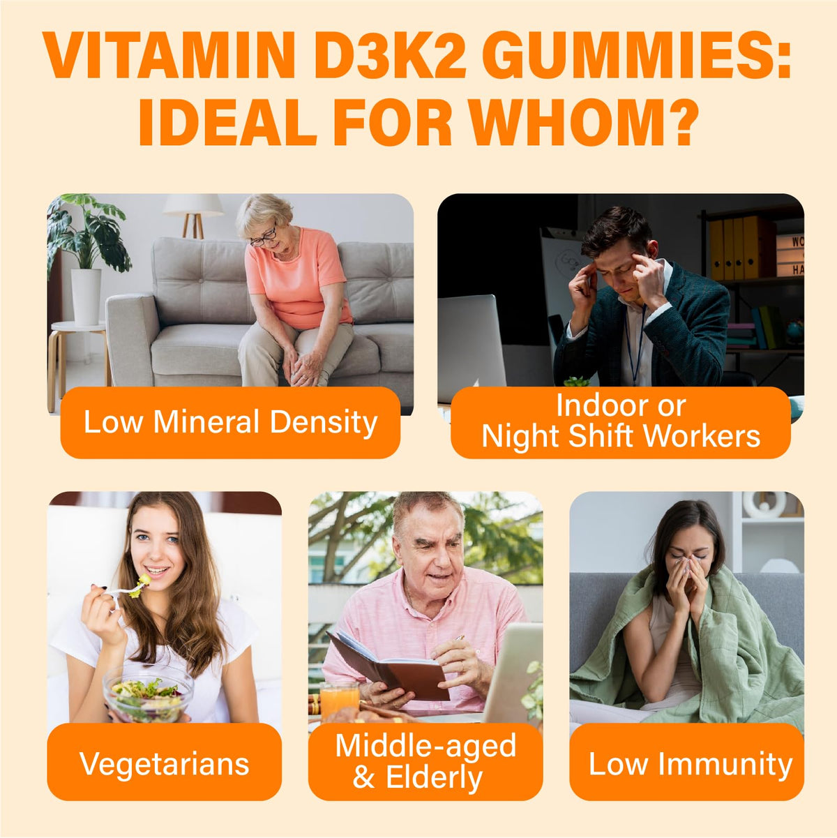 Gummies D3 K2 Edmmyliy sur une table