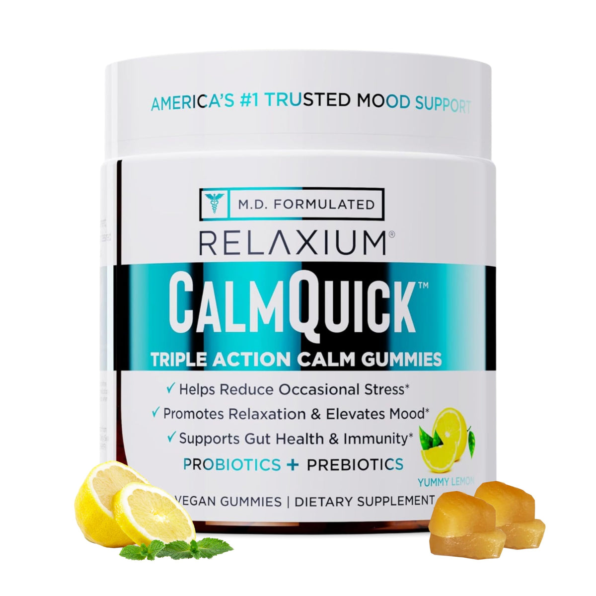 Gummies daily wellness Calm 60 gummies pot vue de face