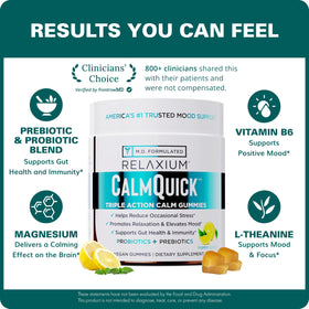 Gummies daily wellness Calm goût de limonade vue de près