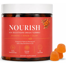 Gummies de Baies de Goji Omega-7 Lumvelle Organics, pot avant
