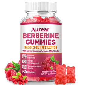 Gummies de berbérine Aurear 2000mg avec emballage avant