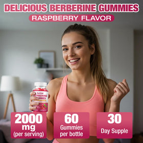 Gummies de berbérine Aurear 2000mg avec vue arrière