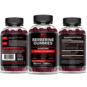 Gummies de Berbérine dans une main, en situation